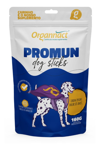 Suplemento Promun Dog Sticks Organnact 160g