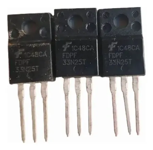 10 Pezzi FDPF33N25T (33N25T) MOSFET TO-220 – Nuovi – Made In China - Foto 3