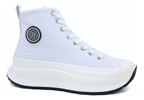 Tenis Sneaker Urbano Chunky Plataforma Forever Blanco Casual