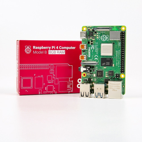Kit Com 6 Peças Raspberry Pi 4 Pi4 Model B 8gb Ram Na Caixa