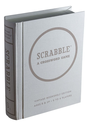 Scrabble Linen Book Vintage Edition Board Juego