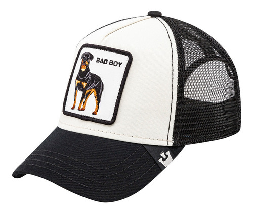 Gorra Goorin The Baddest Boy Unisex Blanca Solo Deportes