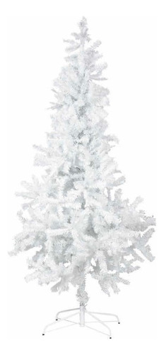 Arbol Navidad Extra Lujo Frondoso Blanco 2,10mts 936 Ramas