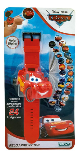 Reloj Digital Infantil Cars Proyecta Imagenes Tun Tunishop