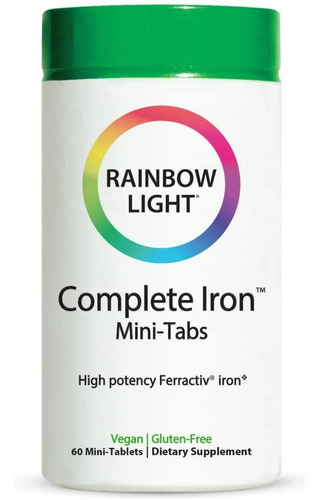 Hierro Rainbow Light 60mini-tab - Unidad a $4640