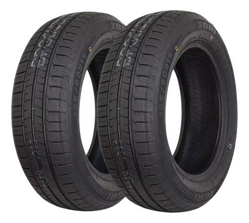 Jogo 2 Pneus Novo Original Xbri 195/60r15 88v Fastway