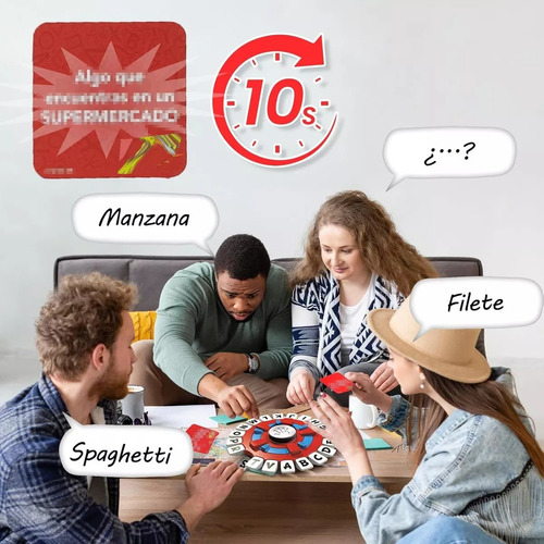 27cm,¡basta! Juegos De Mesa Cartas Para Basta Piensa Rapido