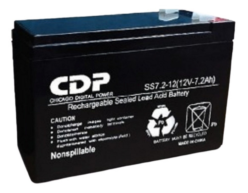 Batería Cdp Ss7-12 Para Ups 12v 7ah