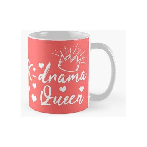 Taza K-drama Queen - K-drama Fan Gift Calidad Premium