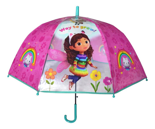 Paraguas Impermeable Wabro Infantil Lluvia Varios Personajes