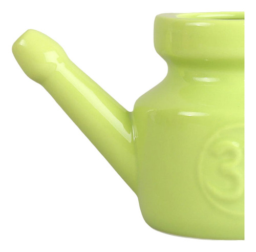 3 Neti Pot De Cerámica Sinus Rinse Pot Bote De Verde Verde