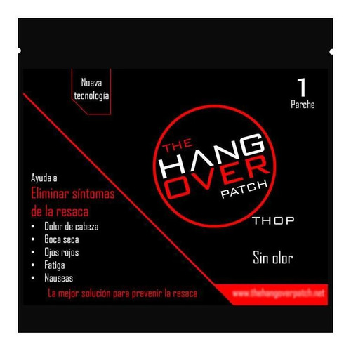 Imagen 2 de 5 de The Hangover Patch Parche Anti Resaca Cruda Anticruda 5x