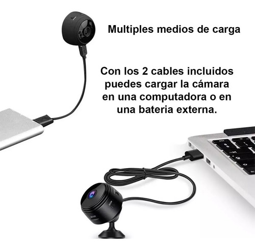 Mini Cámara Espía Oculta Wifi Hd 1080p Nanny De 3 Piezas