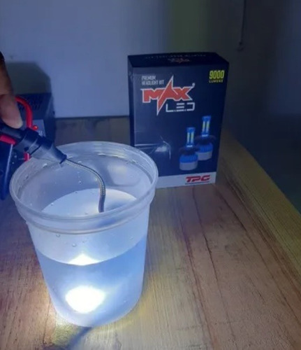 Imagen 3 de 3 de Luces Led V8 Max Led H1 H3 H4 H7 H11 H13 H16 880 9005 9006