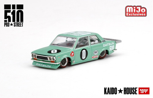 Datsun 510 Kaido House Verde Claro 2022 - 1:64 - Mini Gt