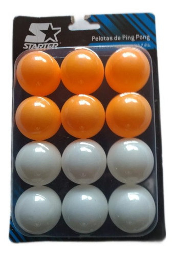 Pelotas Ping Pong Marcar Starter Set 2 Blíster 12 Piezas 