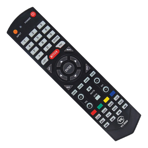 Controle Remoto Semp Toshiba Netflix Ct6610 Sky 7010 Vc 8089