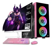 Comprar Xtreme Pc Gaming Amd Radeon Vega 7 Amd Ryzen 5 5600g 16gb Ssd 1tb Monitor 27 75hz Wifi Pink