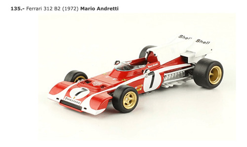 Mario Andretti - Formula 1 - Ferrari 135 - Original (Usado)