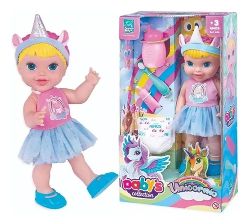 Roupa boneca Baby Alive Kit 5 peças Unicórnio - Pequena Stella