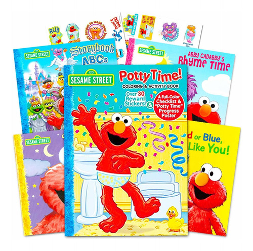 Sesame Street Elmo Potty Training Book Set  Libro Para ...