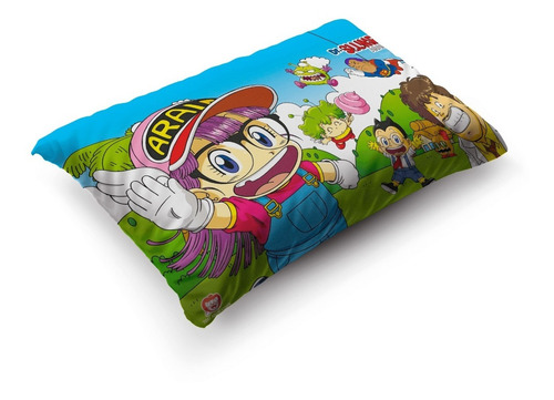 Imagen 3 de 5 de Funda De Almohada Arale Dr Slump 70x45cm Vudú Love