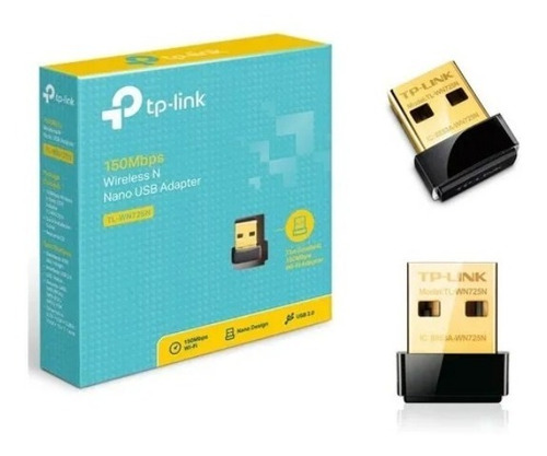 Adaptador Wifi Inalámbrico Nano Usb N 150 Mbps Tl-wn725