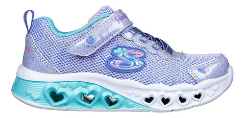 Tenis Niña Skechers Flutter Heart Lights - Azul