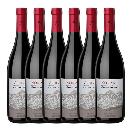 Vino Zorzal Pinot Noir Terroir Unico 750ml Caja X6