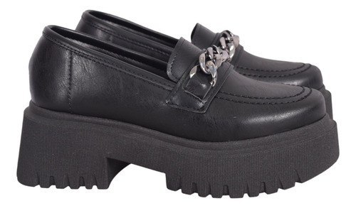 Zapatos Mocasin Mujer Popy´s Mara Platraforma Cadena #210
