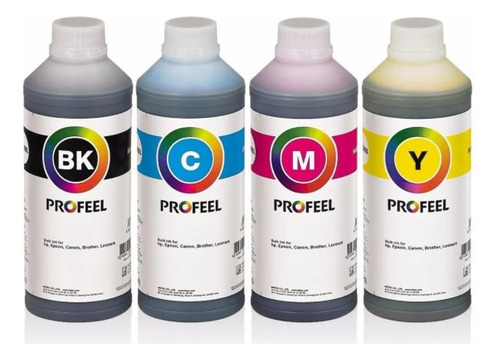 Kit 4 Cores De 100ml - Tinta Corante - Epson - Inktec