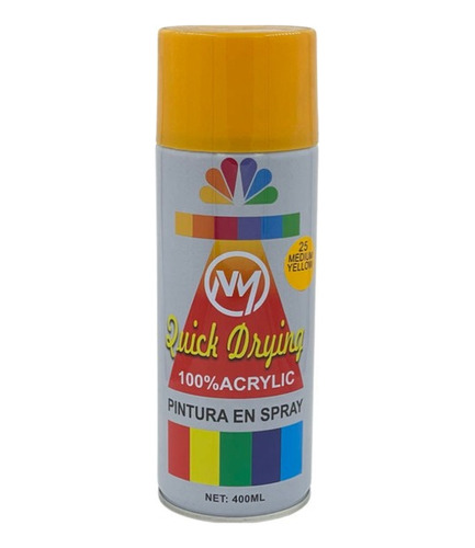 Pack 2 Pintura Acrilica Spray Aerosol Uso General 400ml