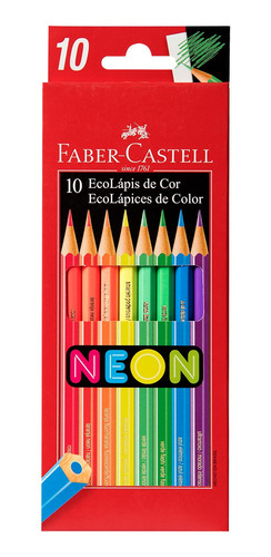 Imagen 2 de 10 de Combo Ecolápices Neón+pastel+metálicos Faber-castell