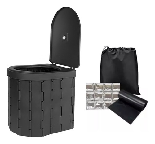 Inodoro De Emergencia Portátil Plegable Para Exteriores
