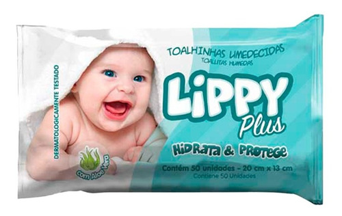 Kit 10 Pcts Lenços Umedecidos Lippy Atacado