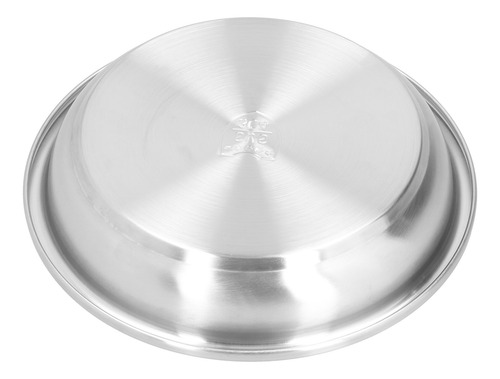 Plato De Ensalada Profundo De Acero Inoxidable, Resistente,