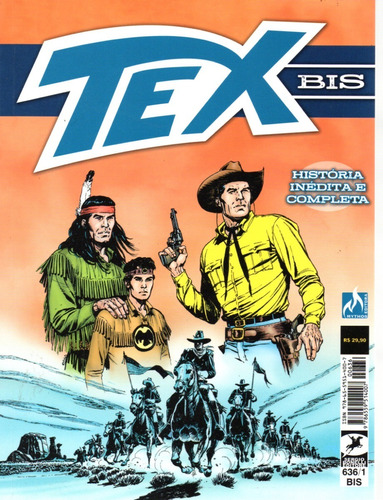 Tex N° 636 Bis - Agente Dos Navajos - 116 Páginas - Em Português - Editora Mythos - Formato 16 X 21 - Capa Mole - 2022 - Bonellihq Cx488 A23