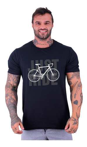 Camiseta Tradicional Masculina T-shirt Mtb Mountain Bike Cor