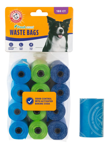 Arm & Hammer Bolsas Desechables Para Excrementos De Perros Y