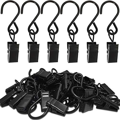 Ganchos De Acero Inoxidable Forma De S, Clips Cortinas,...