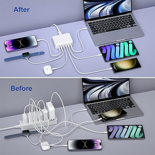 Charger Block Para Excgood Macbook iPad iPhone 15 Pro Max Ga