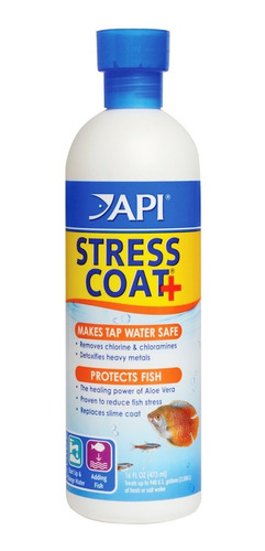 Stress Coat 473ml Aloe Vera Cura Acuario Protector Pecera