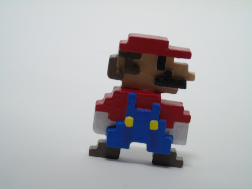 Mario Bros. 1 Mario Stand Pixel 3d 5 Cm