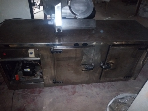 Heladera Mostrador Muy Buena Maquina De Cortar Fiambre 300