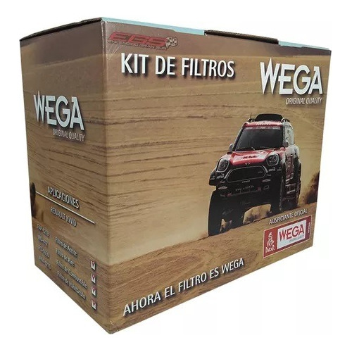 Kit De 4 Filtros Para Peugeot 307 1.6 Citroen C4 1.6 Wega