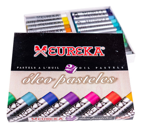 Pastel Al Oleo Eureka X 24 Colores Surtidos