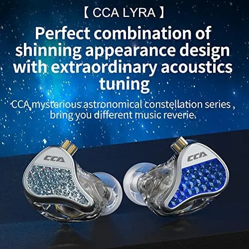 Audífonos Intraurales Cca Lyra Extra Bass Dynamic Diver, De