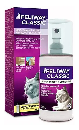 Feromona Gatos Feliway Spray Calma Stress Ansiedad Viajes Env o