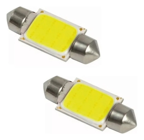 Lampara Led Tubular Cob 42mm  5w Patente Guantera Baul X2  