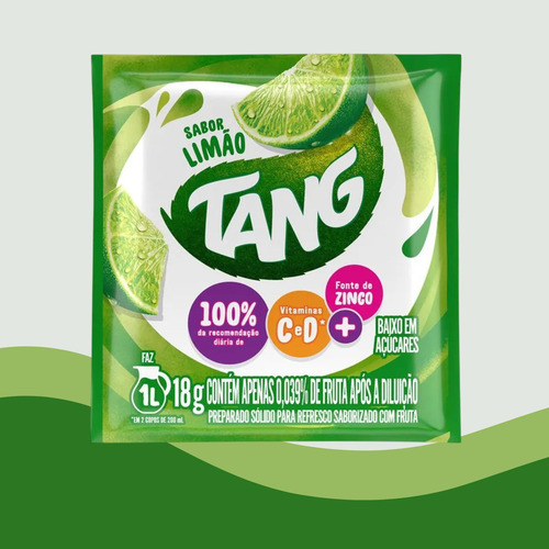 Suco Tang Em Pó 18g Pack C/4 Sabores - 1 De Cada Wxz